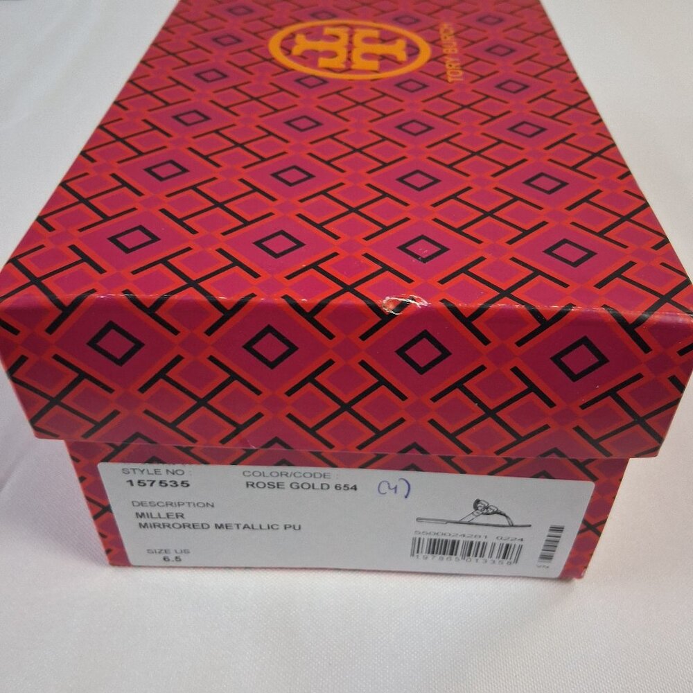 Tory Burch Women’s Miller Sandals – Rose Gold – Size 6.5 US - Picture 5 of 7